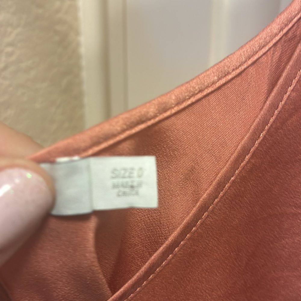 T. Alexander Wang Rose Pink Draped Silk-Satin Bodysuit - Picture 14 of 14